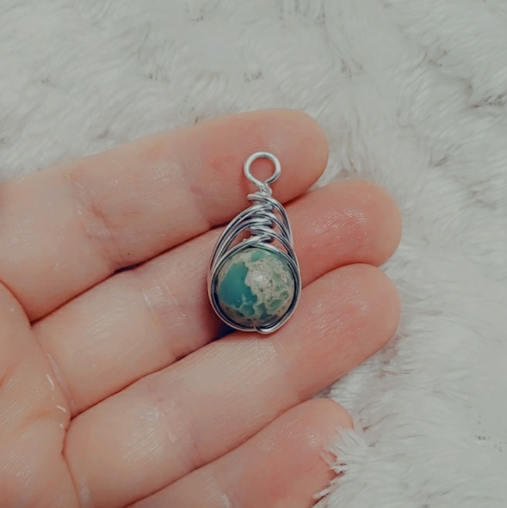 Handwrapped Pendant 15